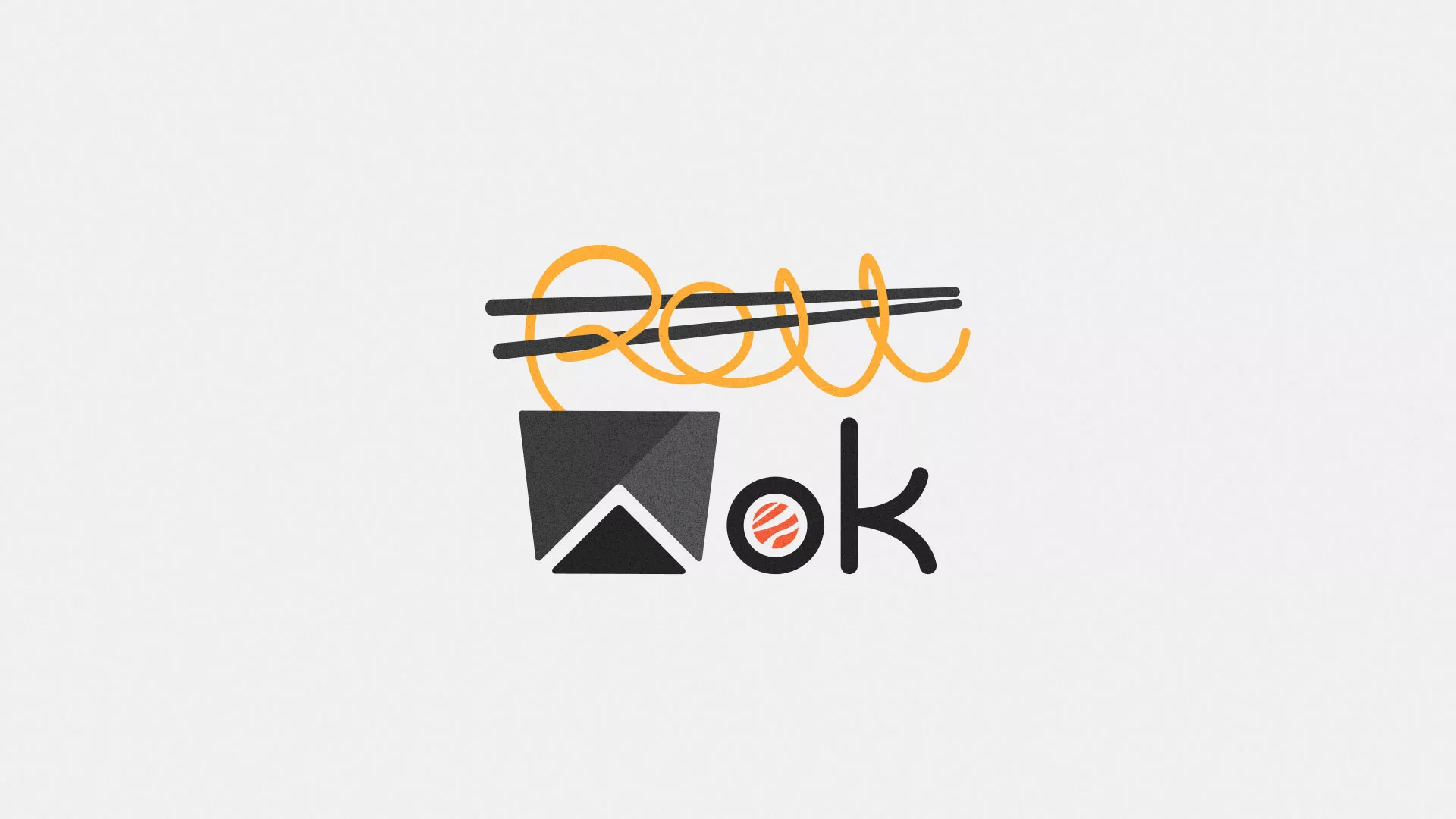 Разработка логотипа в Стрежевом для суши-бара «Roll Wok Club» Разработка логотипа в Стрежевом для суши-бара «Roll Wok Club»